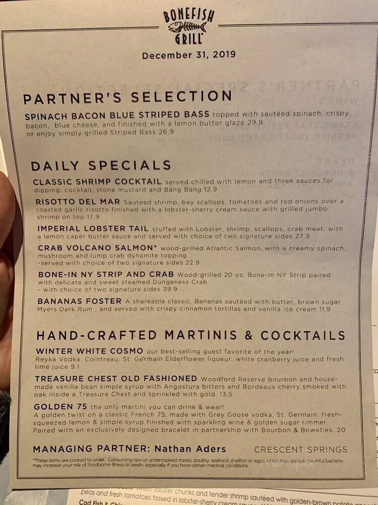 Bonefish Grill - Crescent Springs, KY