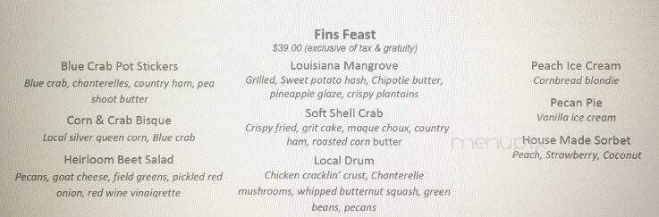 Gw Fins - New Orleans, LA menu_pic