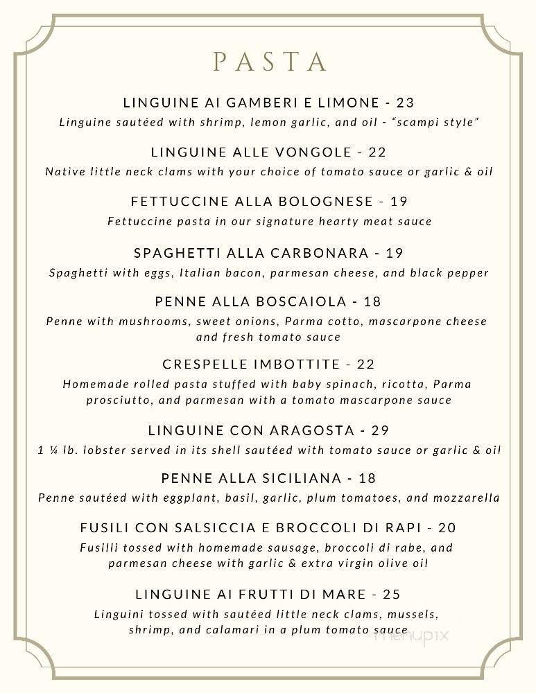 Trattoria San Pietro - Norwell, MA menu_pic