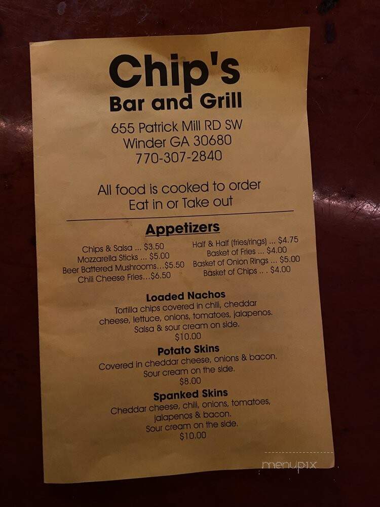 Chip's Bar & Grill - Winder, GA