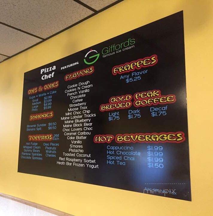 Pizza Chef - New London, NH menu_pic