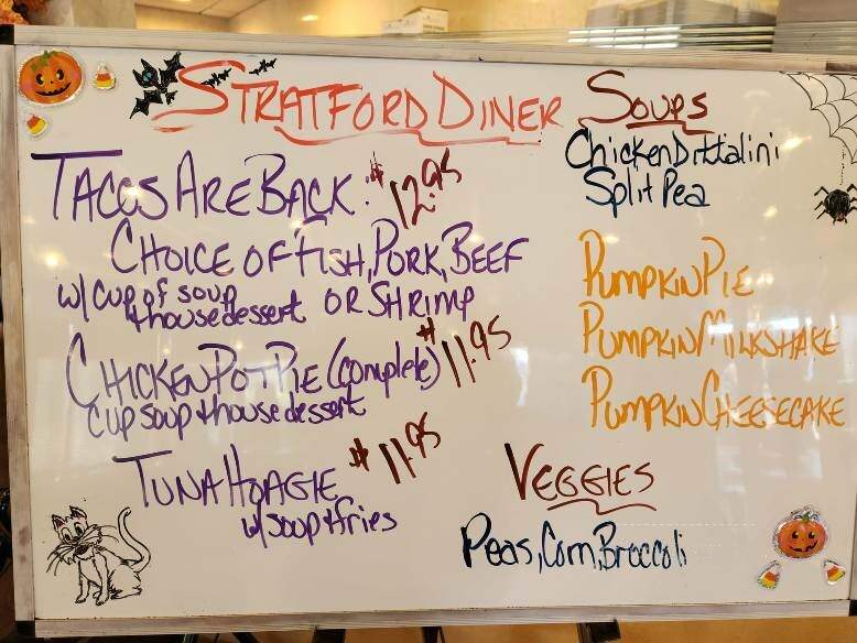 Stratford Diner - Stratford, NJ menu_pic