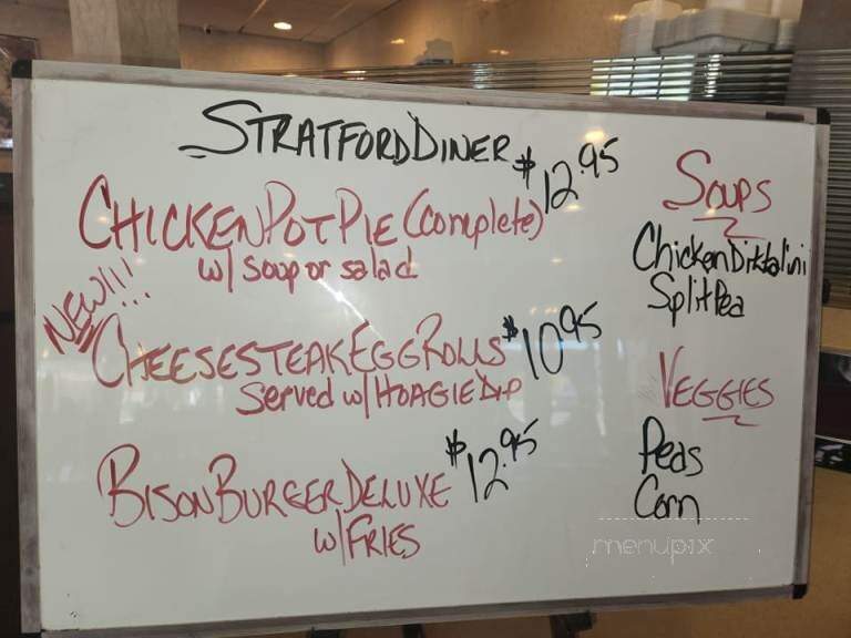 Stratford Diner - Stratford, NJ menu_pic