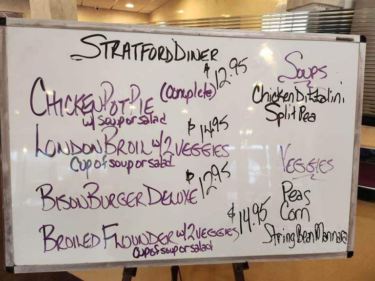 Stratford Diner - Stratford, NJ menu_pic