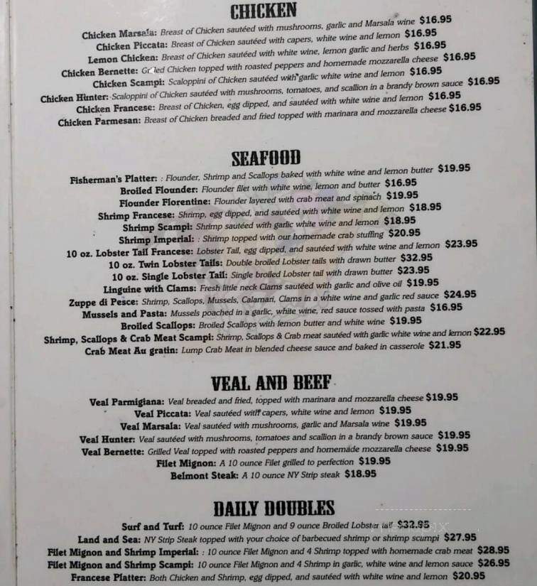 Post Time Pub - Blairstown, NJ menu_pic