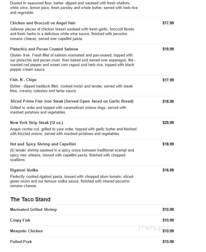 Buttonwood Manor - Matawan, NJ menu_pic