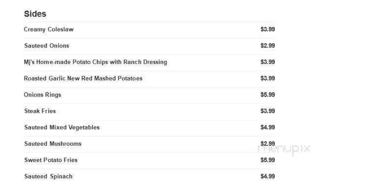 Buttonwood Manor - Matawan, NJ menu_pic
