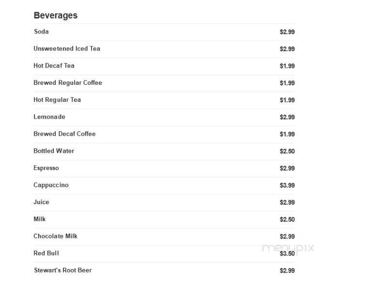 Buttonwood Manor - Matawan, NJ menu_pic