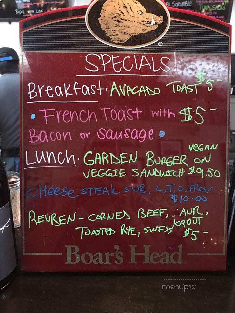 Greenhouse Cafe - Ship Bottom, NJ menu_pic