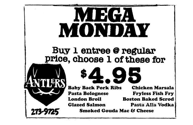 Antlers - Ithaca, NY menu_pic