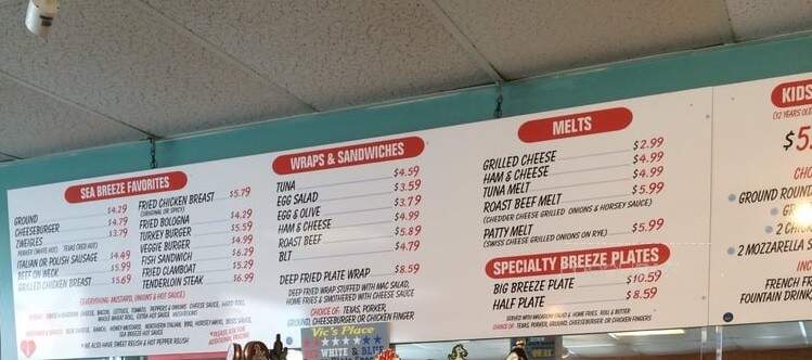Vic & Irv's - Rochester, NY menu_pic