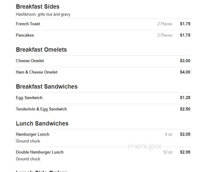 Wizard's Restaurant & Saloon - Hickory, NC menu_pic