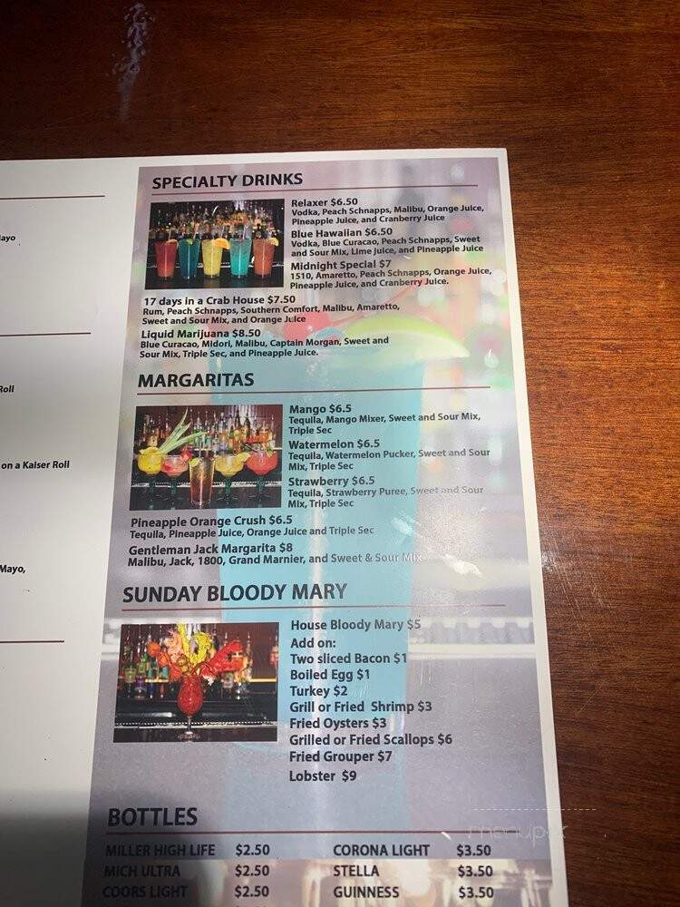 Hef's Bar & Grill Restaurant - Charlotte, NC menu_pic