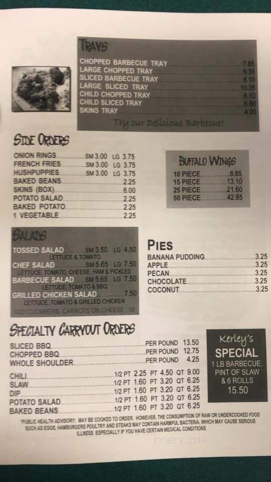 Welcome Bar Bq - Welcome, NC menu_pic