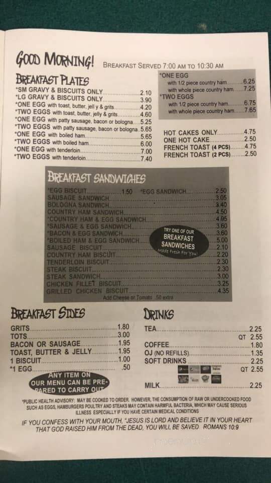 Welcome Bar Bq - Welcome, NC menu_pic