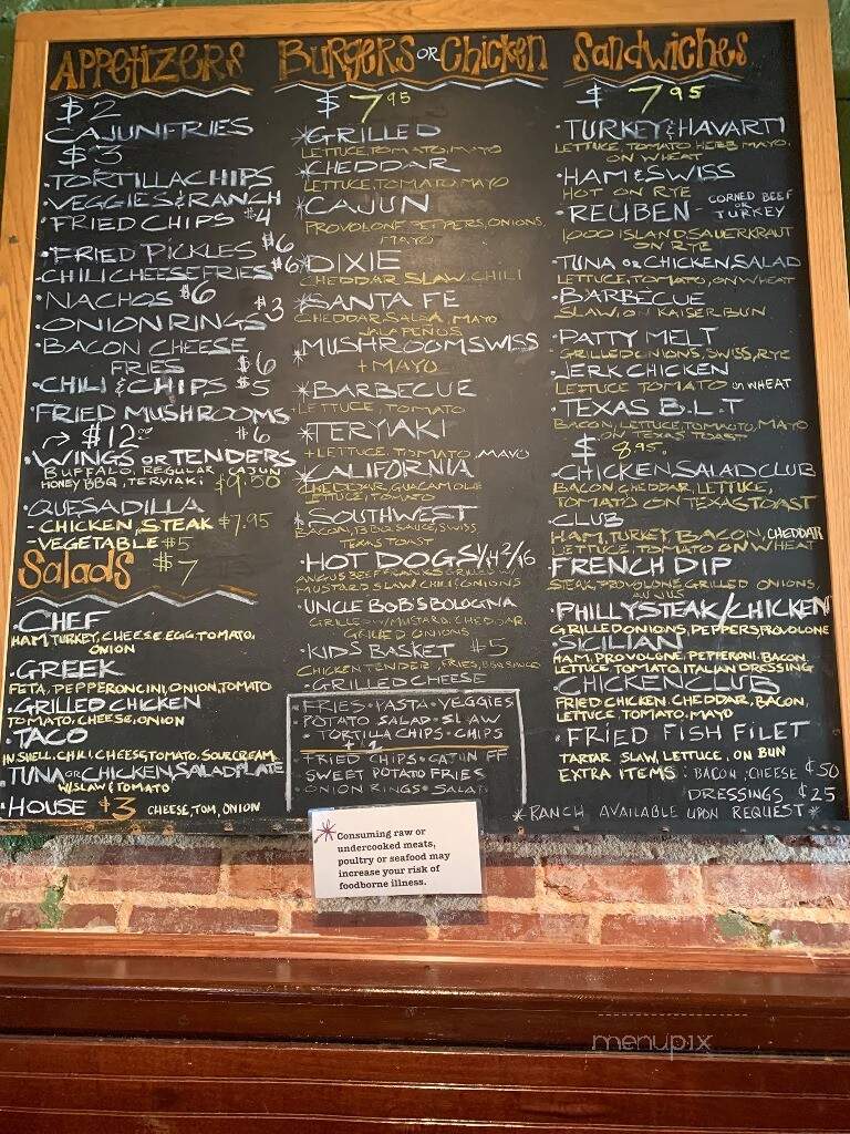 Fishers Grille - Greensboro, NC menu_pic