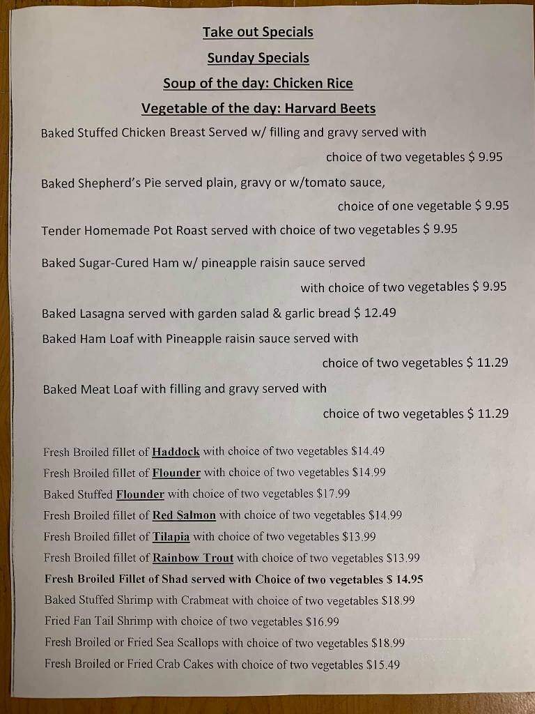 Gus's Keystone Family Rest - Mount Joy, PA menu_pic