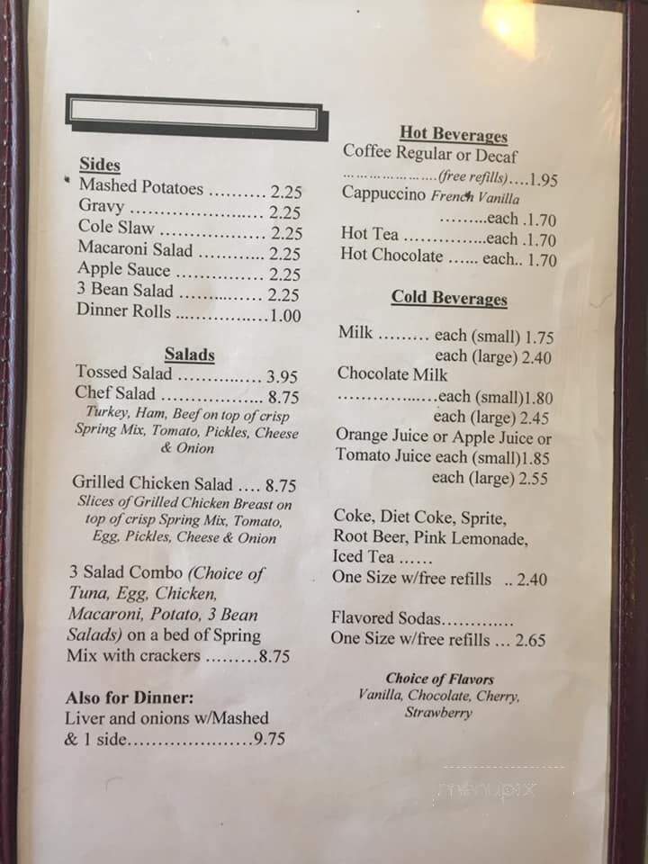 Oxford Diner - Oxford, PA menu_pic