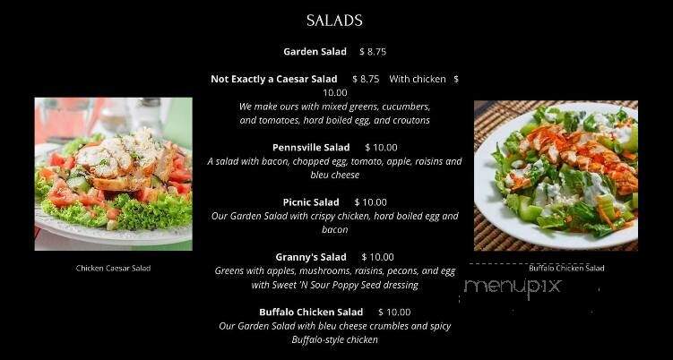 Pennsville Hotel Restaurant - Northampton, PA menu_pic