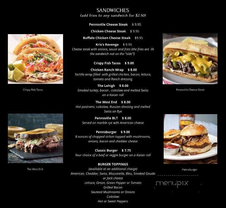 Pennsville Hotel Restaurant - Northampton, PA menu_pic