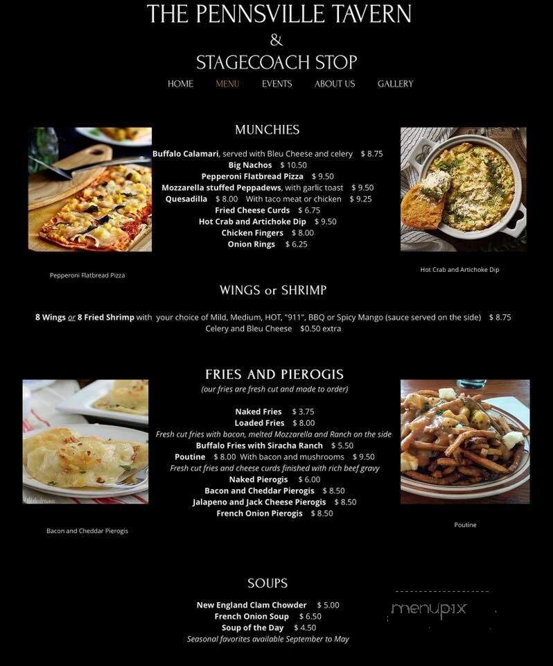 Pennsville Hotel Restaurant - Northampton, PA menu_pic