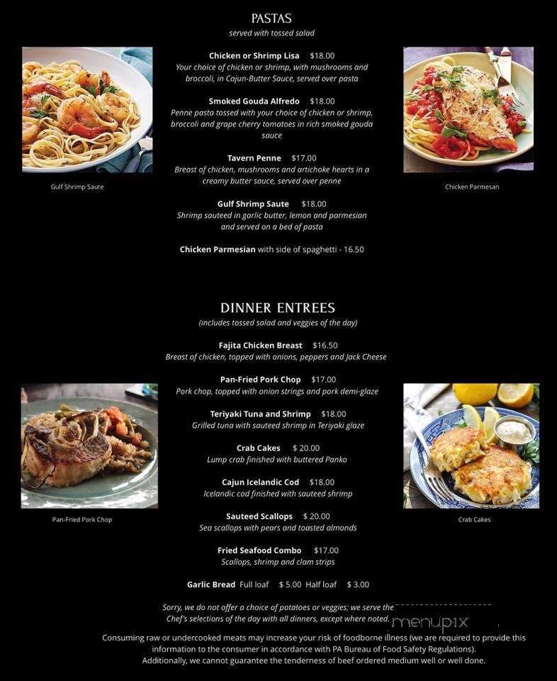 Pennsville Hotel Restaurant - Northampton, PA menu_pic