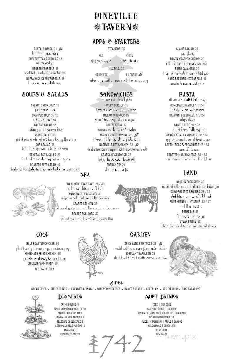 Pineville Tavern - Pineville, PA menu_pic