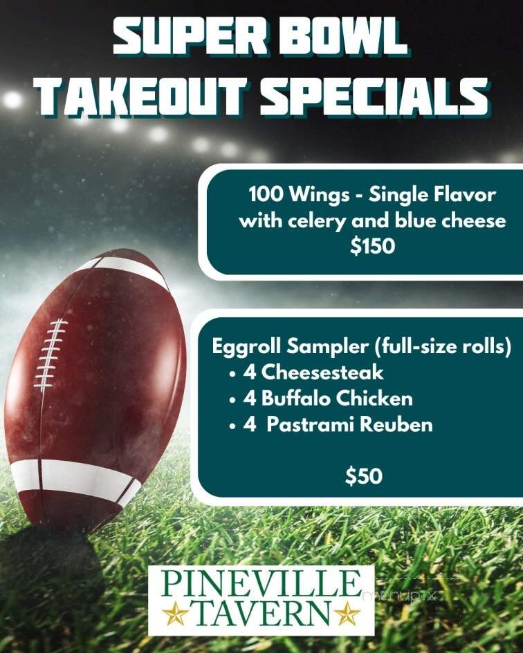 Pineville Tavern - Pineville, PA menu_pic
