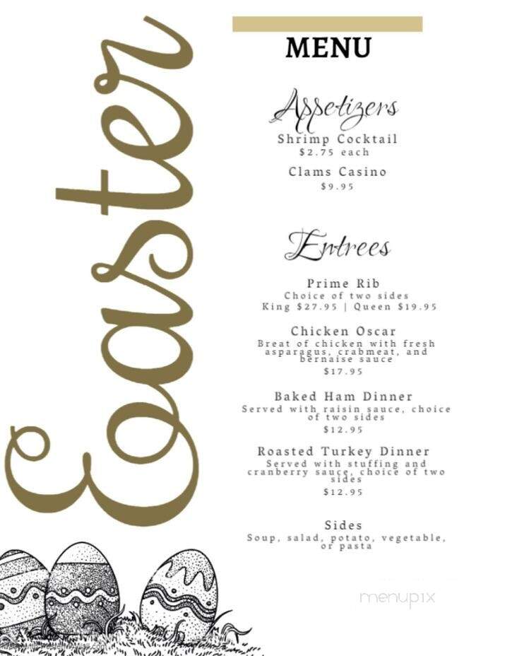 Parente's Restaurant - Smithfield, RI menu_pic