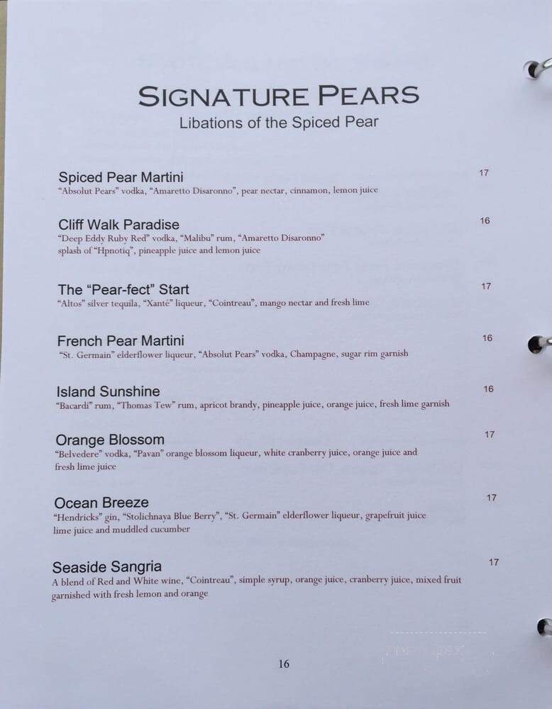 Spiced Pear - Newport, RI