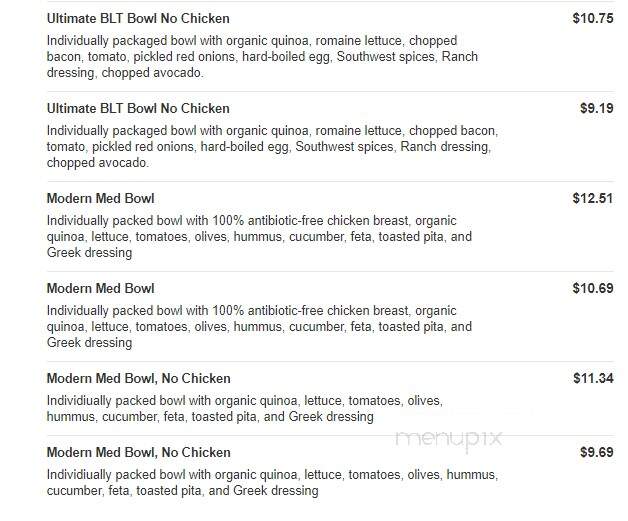 Jason's Deli - Mckinney, TX menu_pic