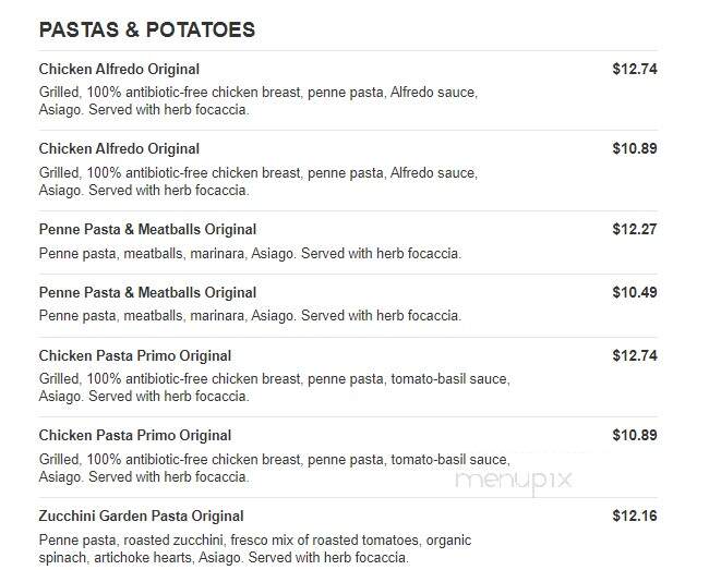 Jason's Deli - Mckinney, TX menu_pic