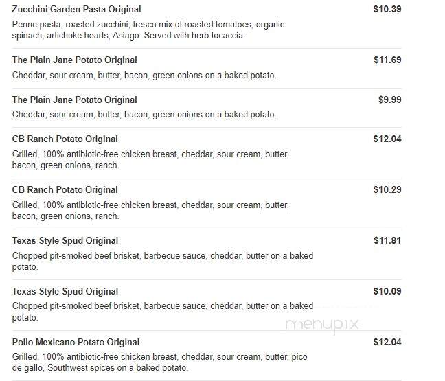 Jason's Deli - Mckinney, TX menu_pic