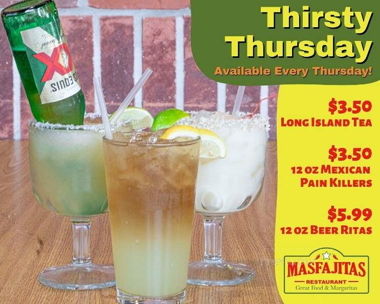 Masfajitas - Taylor, TX menu_pic