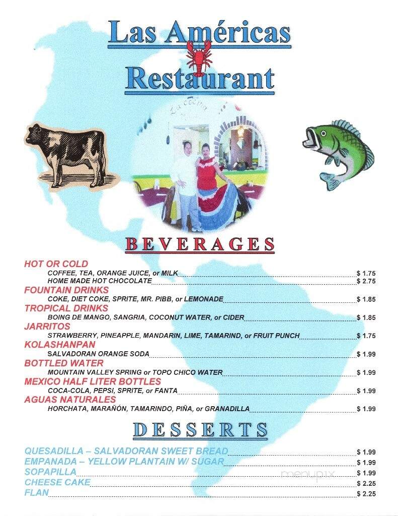 Las Americas Too - Fort Smith, AR menu_pic