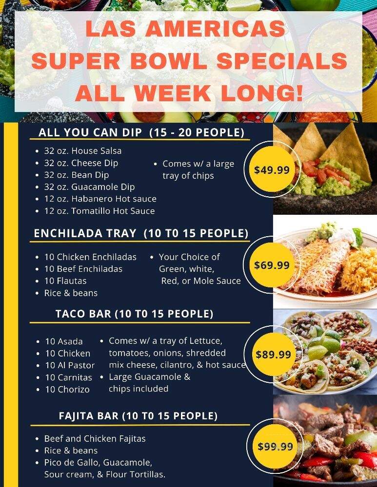 Las Americas Too - Fort Smith, AR menu_pic