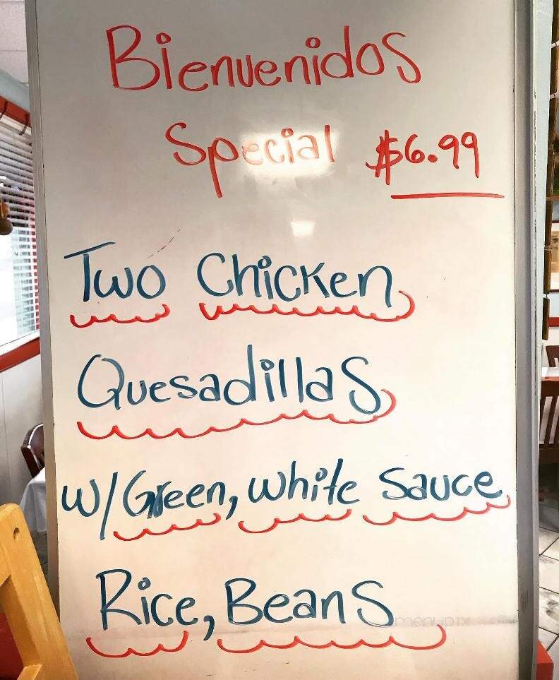 Las Americas Too - Fort Smith, AR menu_pic