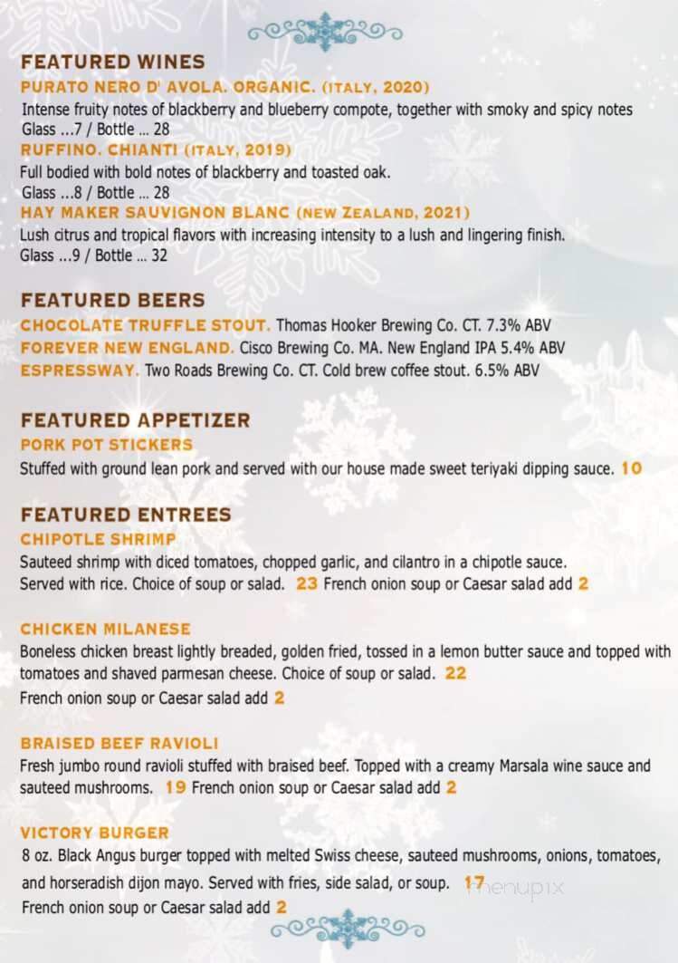Red Rock Pizza & Cafe - Storrs-Mansfield, CT menu_pic
