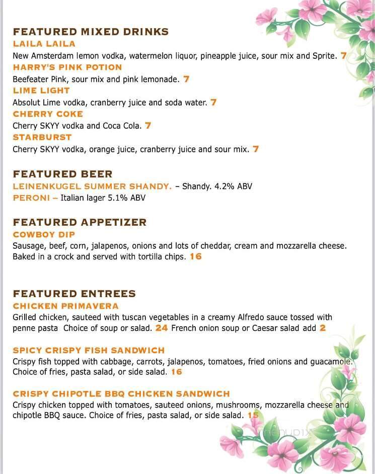 Red Rock Pizza & Cafe - Storrs-Mansfield, CT menu_pic