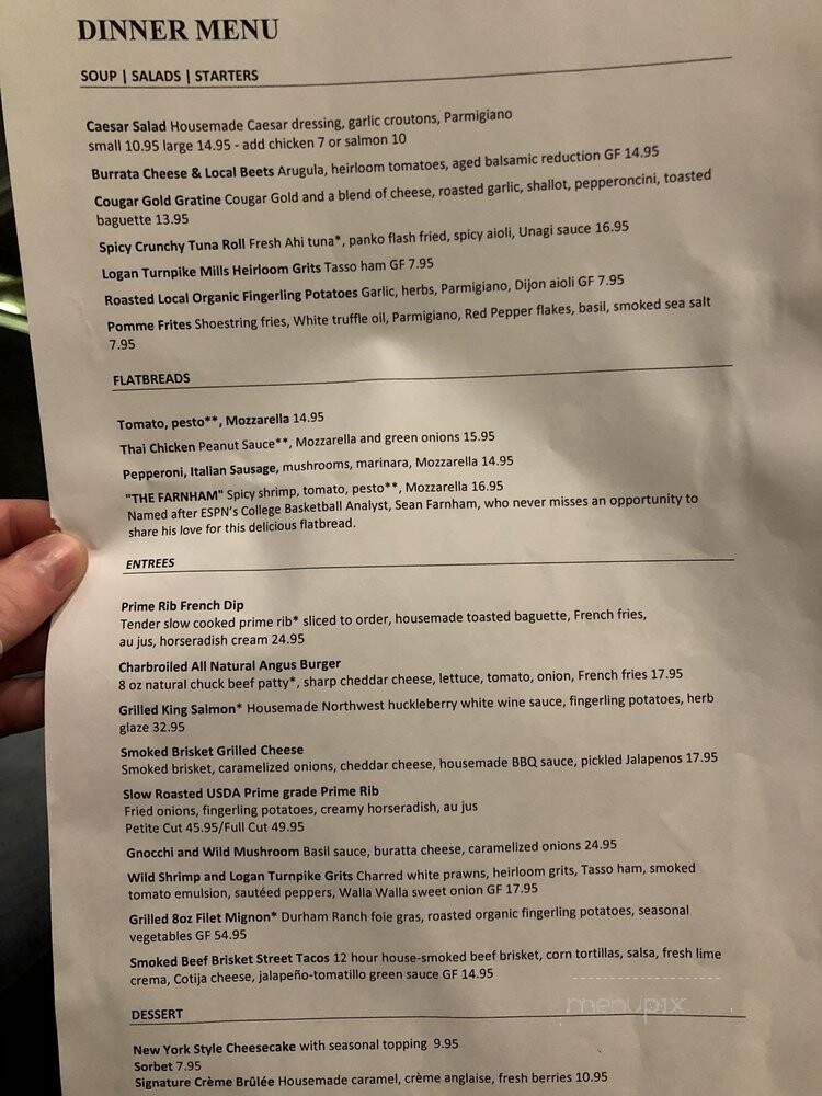 Table 13 - Spokane, WA menu_pic