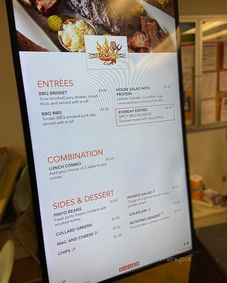 ReMo's Cafe - Missouri City, TX menu_pic