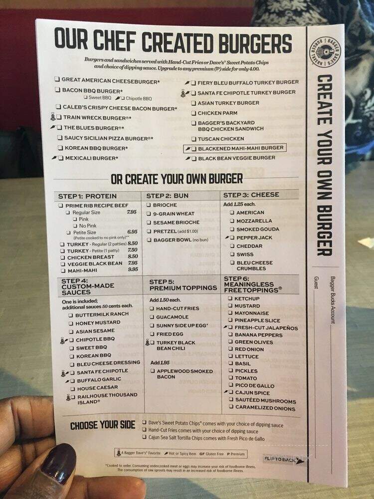 Bagger Dave's - Centerville, OH menu_pic