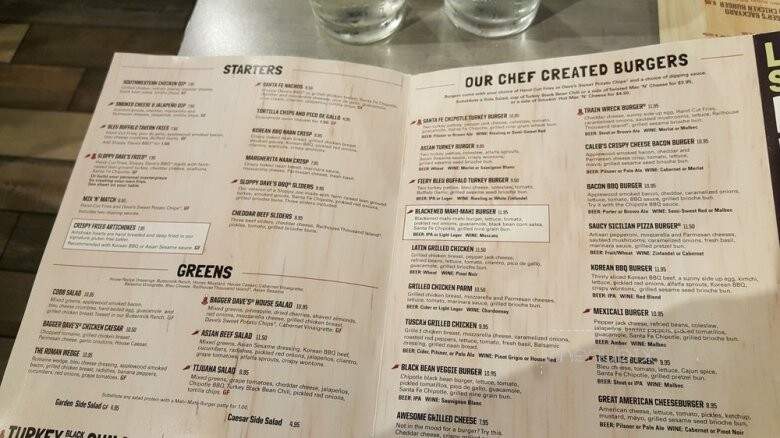 Bagger Dave's - Centerville, OH menu_pic