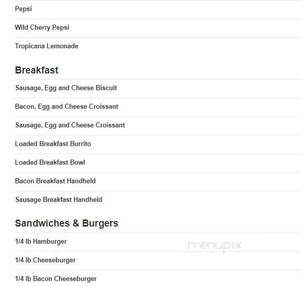Casey's - Greentown, IN menu_pic