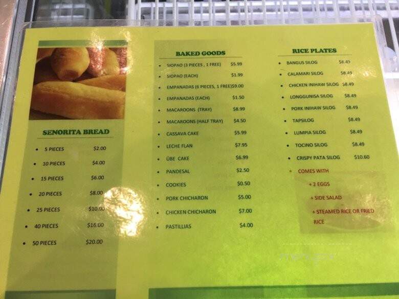 Ling Nam Express - Tracy, CA menu_pic