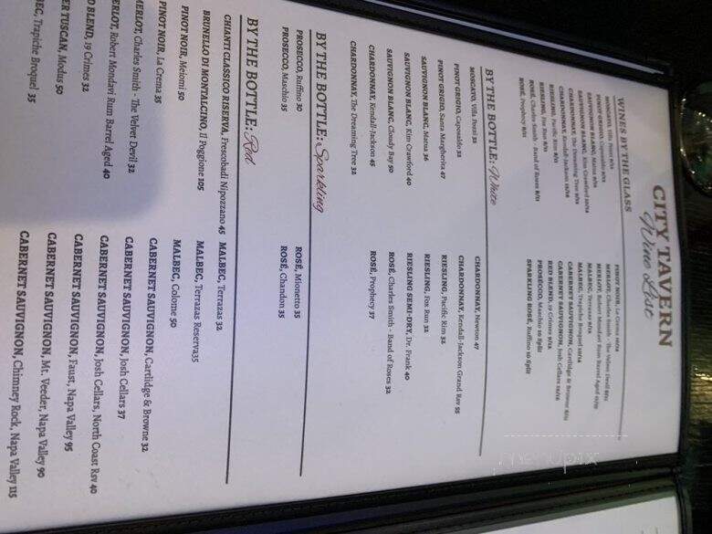 City Tavern Victor - Victor, NY menu_pic