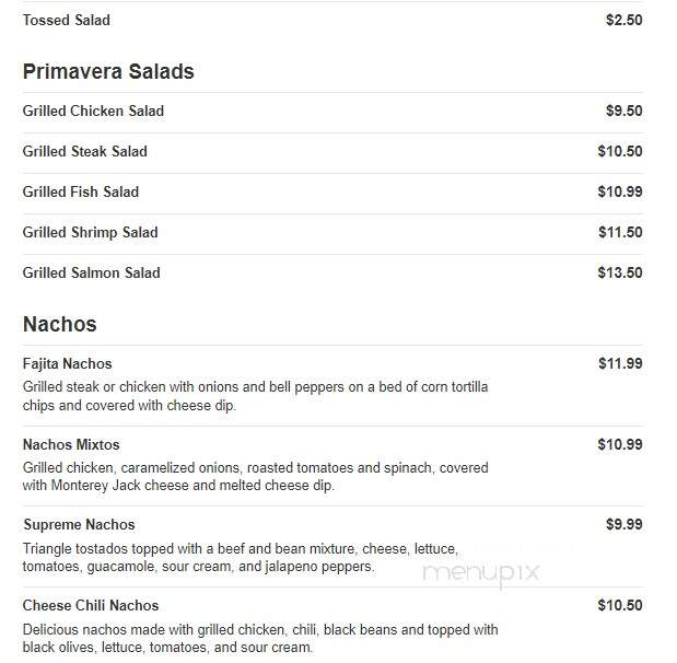 Ranchero - Hampton, GA menu_pic