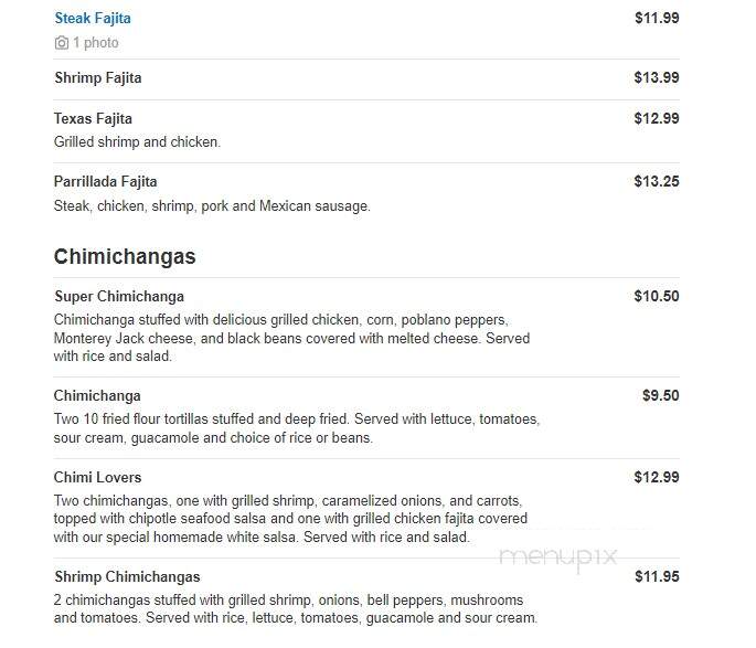 Ranchero - Hampton, GA menu_pic