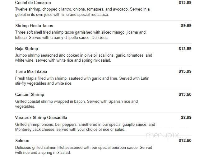 Ranchero - Hampton, GA menu_pic