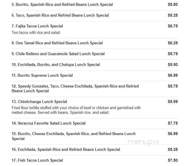 Ranchero - Hampton, GA menu_pic